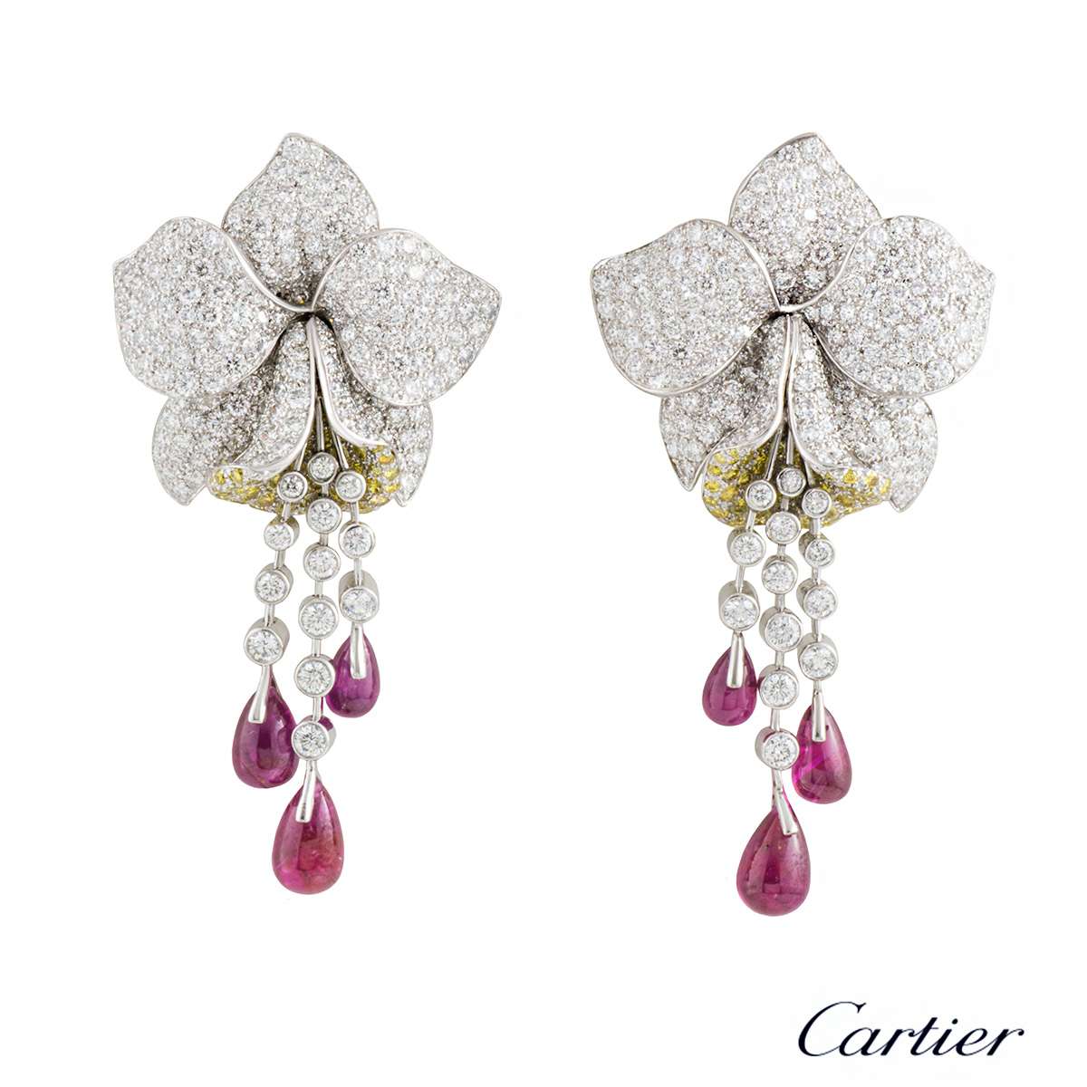 Cartier Caresse D Orchidees Diamond and 